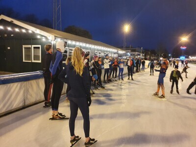 Zaterdag schaatstraining